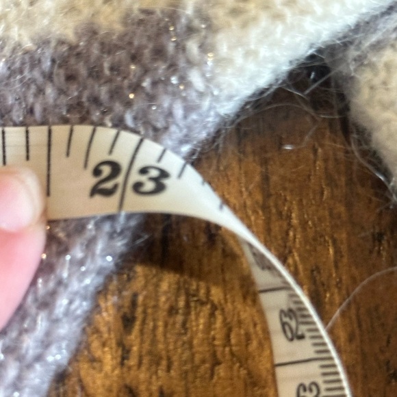 Ribot Italy | Vintsge 80s Mohair Blend Crewneck Dolman Sleeve Checkered Sweater - Picture 9 of 10